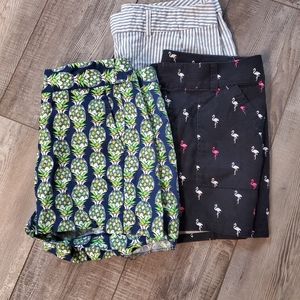 Banana Republic lot of 3 size 8 shorts